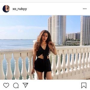 Cute little Black romper